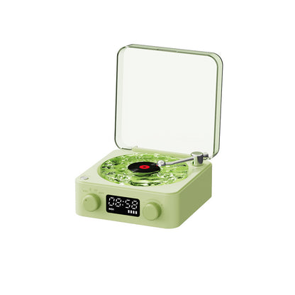 Retro Bluetooth Vinyl Record Player with RGB Lamp